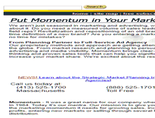 Tablet Screenshot of momentumgroup.com